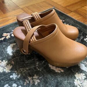 Target Women's Tan and Brown Clogs